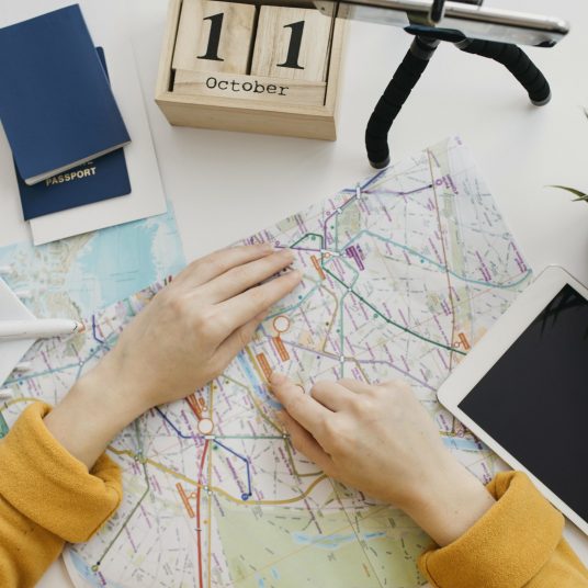 blogueuse-en-streaming-voyage-en-ligne-avec-smartphone